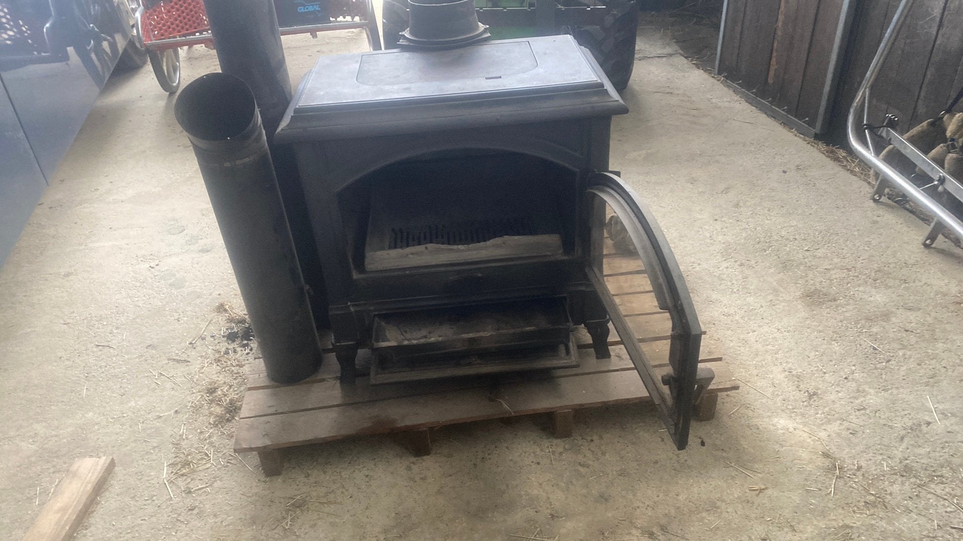 Efel kachel 12 kw, Ophalen, Gebruikt, Houtkachel, Vrijstaand