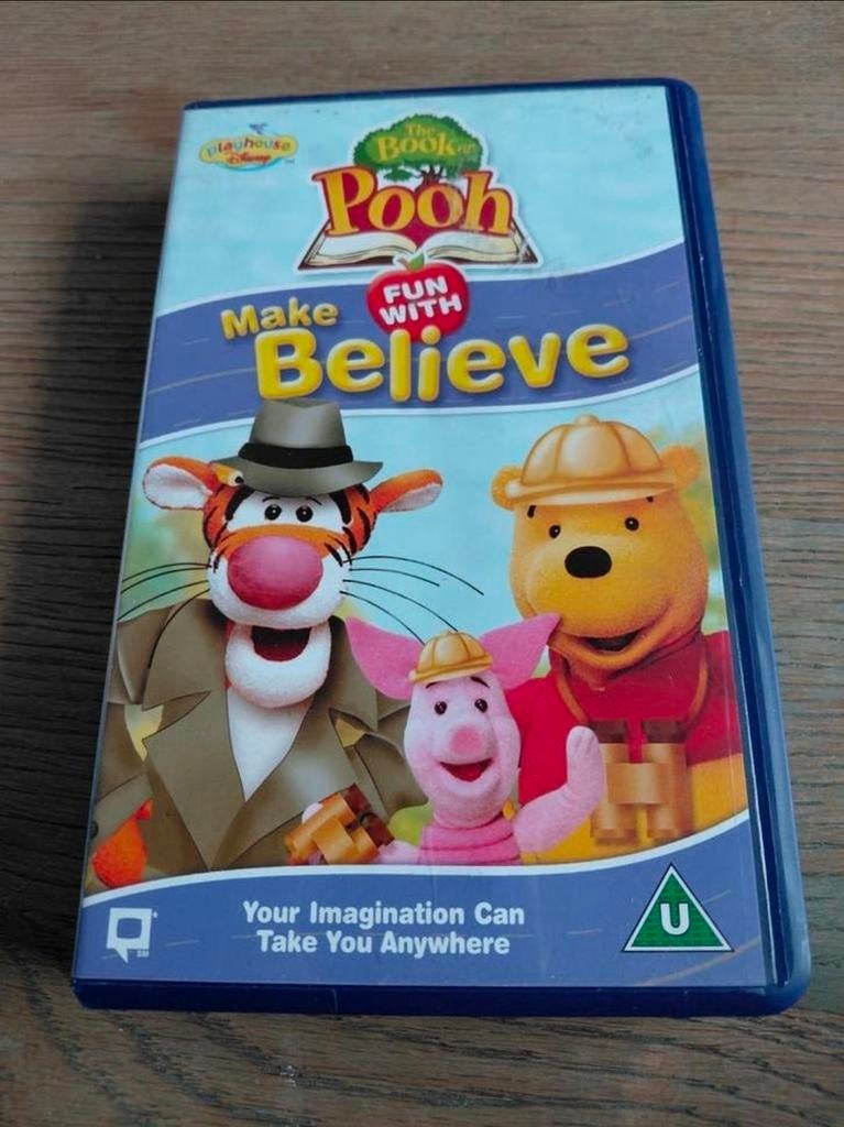Disney Book of Pooh fun with make believe video. Engels, Gebruikt, Alle leeftijden, Kinderprogramma's en -films, Ophalen of Verzenden