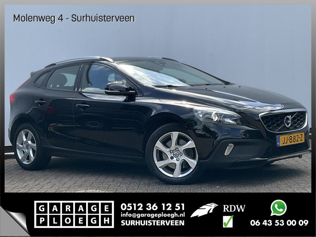 Volvo V40 Cross Country 2.0 T3 Nordic+ Trekhaak Nav/Cruise S, Auto's, Volvo, Gebruikt, Euro 6, 4 cilinders, Zwart