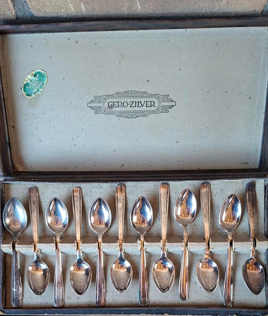 Lepeltjes  Gero, Antiek en Kunst, Ophalen of Verzenden, Zilver