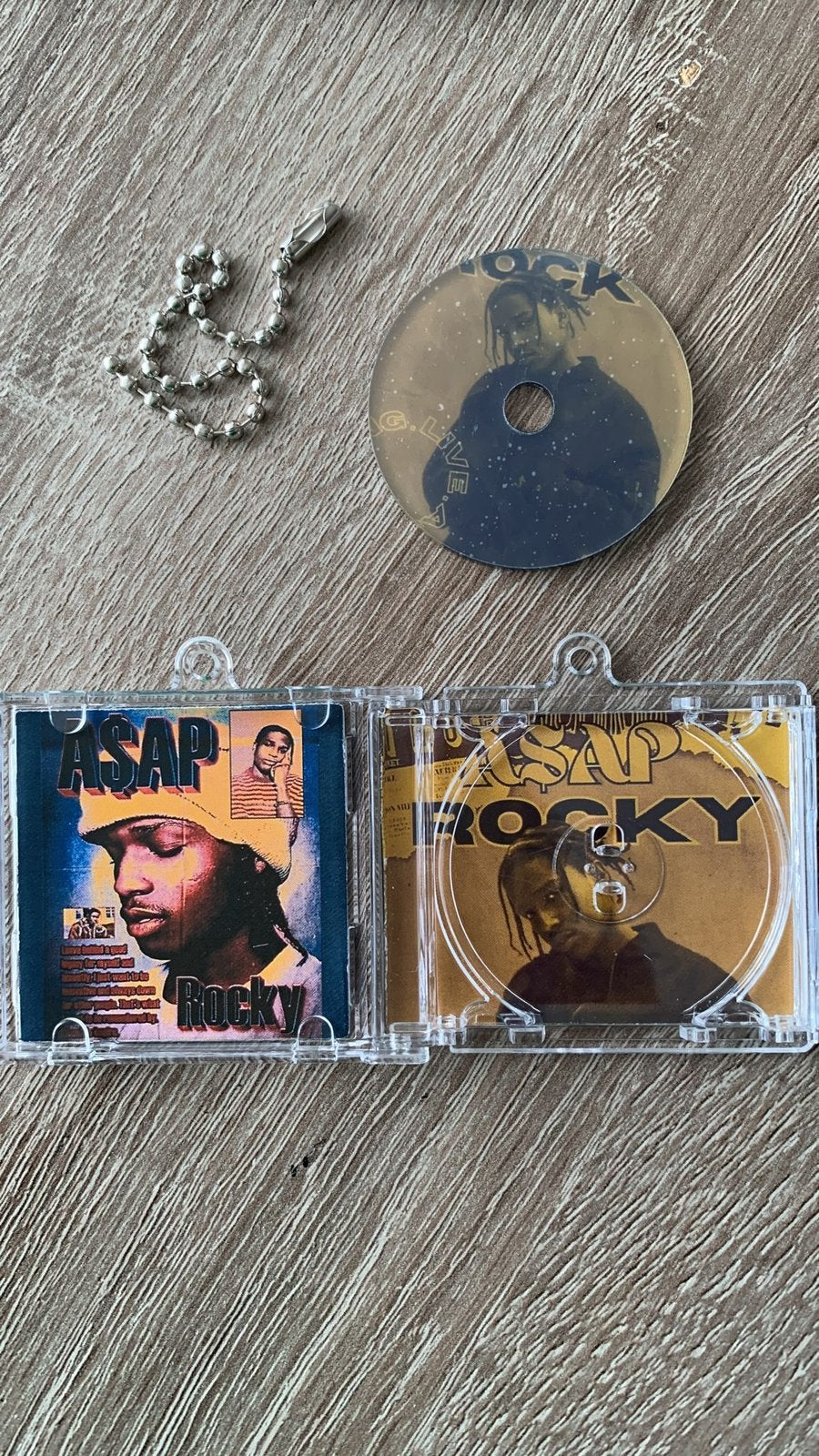 LIVE.LOVE.A$AP - A$AP Rocky | Album Sleutelhanger, Ophalen of Verzenden, Nieuw, Zilver, Overige materialen