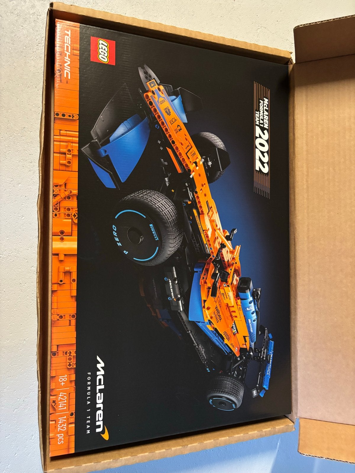 LEGO Technic McLaren Formule 1 42141 (Pirelli editie) Nieuw, Lego, Nieuw, Ophalen of Verzenden, Technic