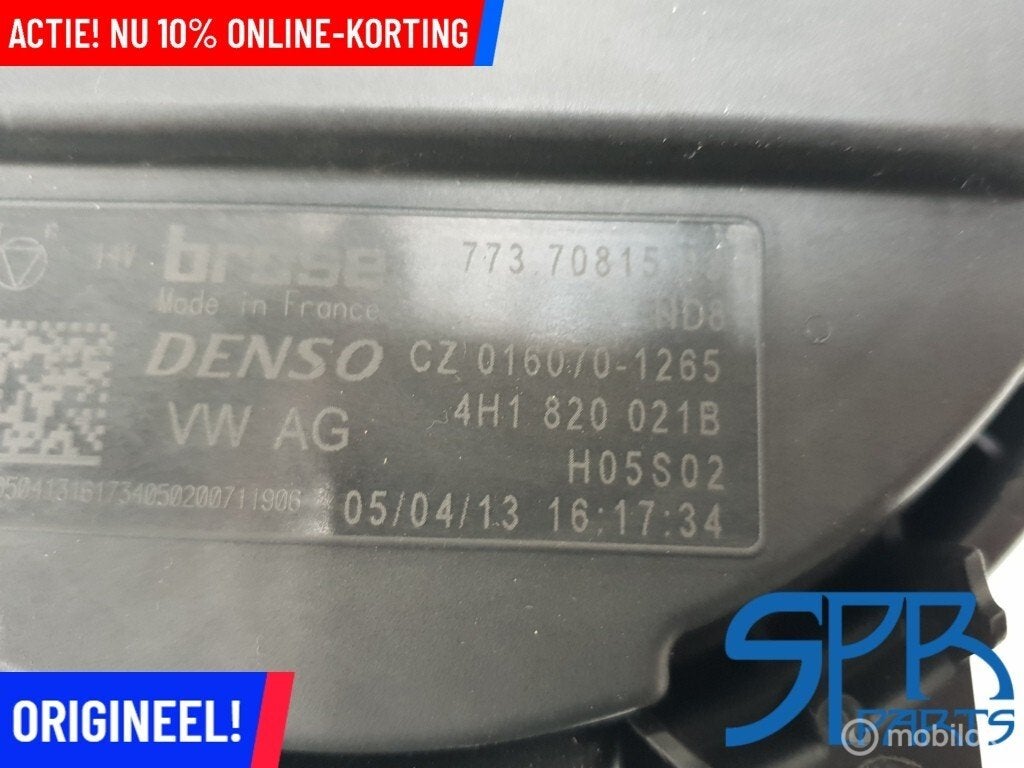 Kachelmotor KACHEL MOTOR 4H1820021B AANJAGER AUDI, Audi, Gebruikt, Audi, Ophalen of Verzenden