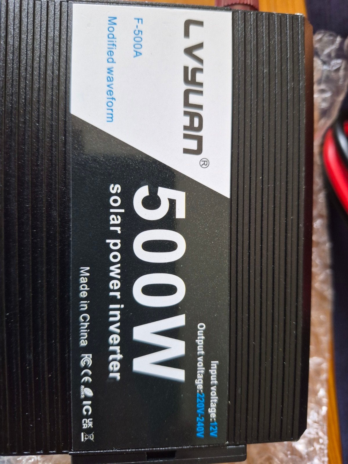 500W Solar Power Inverter 12V naar 220V-240V, Ophalen, Nieuw