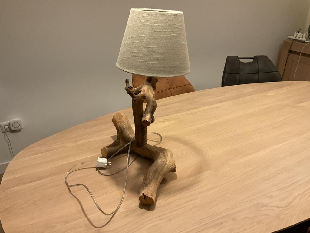 Natuurlijke tafellamp, Ophalen, Romantisch, Zo goed als nieuw, Minder dan 50 cm