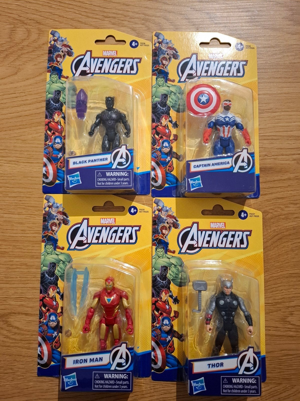 Marvel Avengers actiefiguren set - Black Panther, Iron Man, Kinderen en Baby's, Speelgoed | Actiefiguren, Ophalen of Verzenden