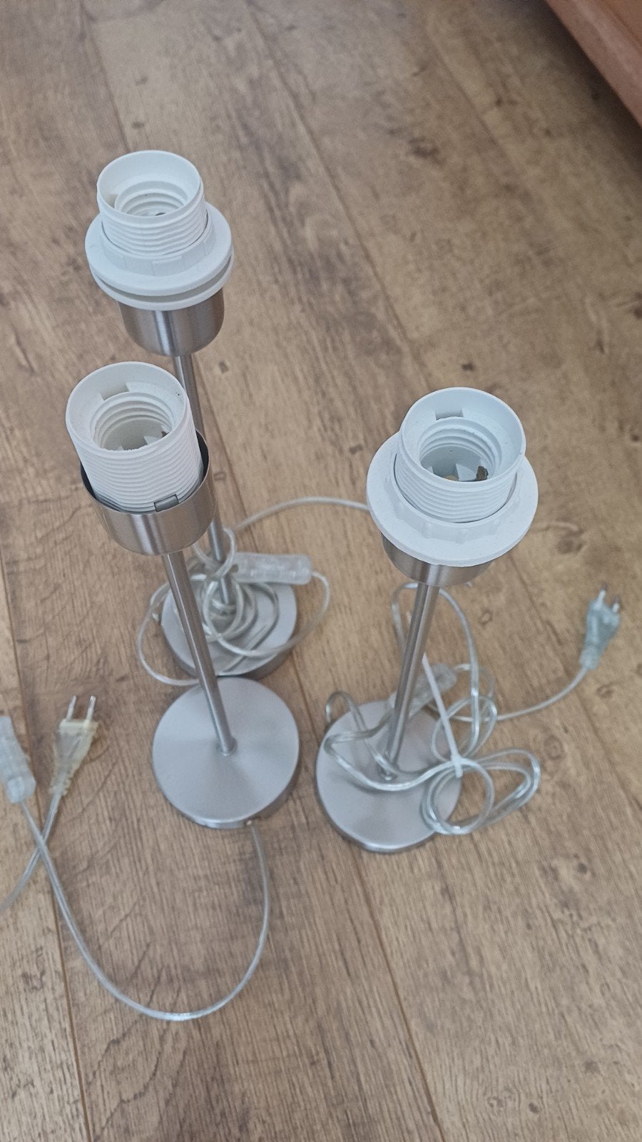 3 Lampen poten, Huis en Inrichting, Ophalen of Verzenden, Gebruikt