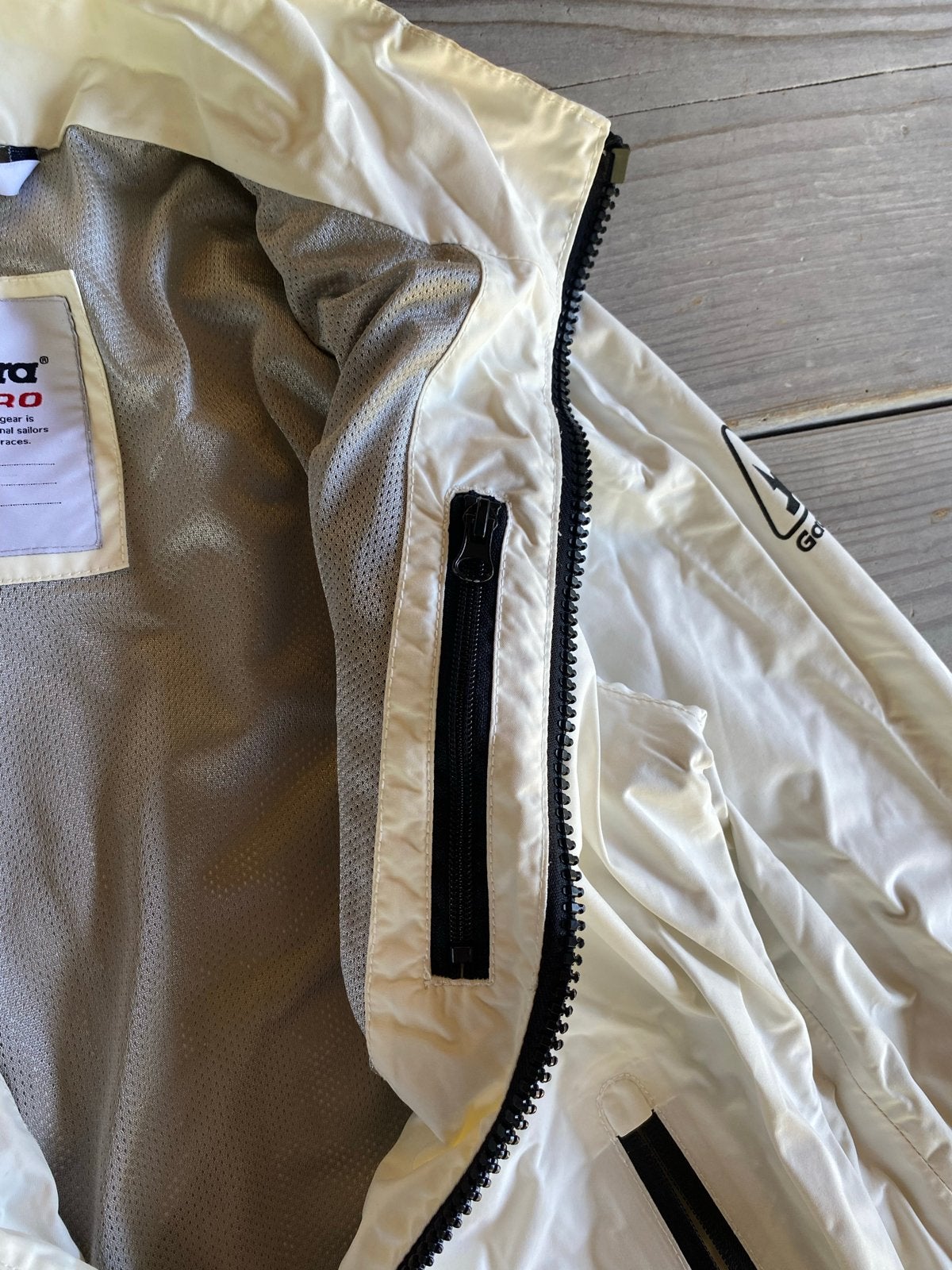 Witte Gaastra Pro jas - Maat M, Ophalen of Verzenden, Zo goed als nieuw, Maat 38/40 (M), Geel