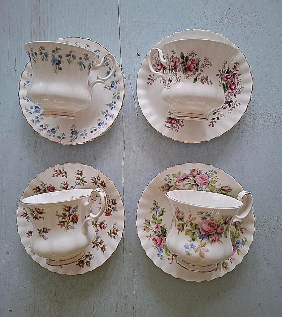 Royal Albert 4 kop en schotels, Antiek en Kunst, Ophalen of Verzenden