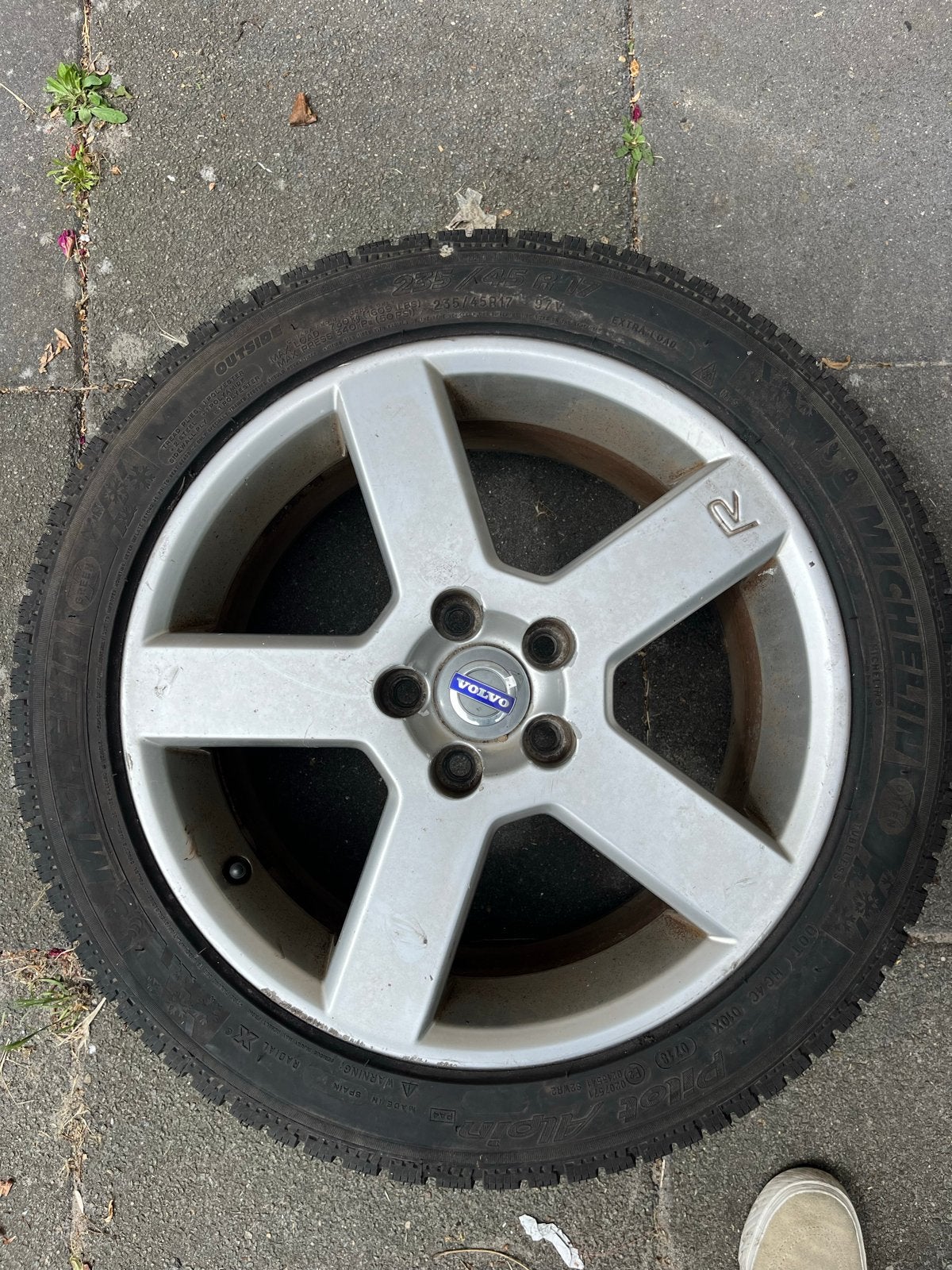 Originele Volvo Pegasus Velgen 17 inch 4x, Auto-onderdelen, Banden en Velgen, Ophalen, Gebruikt, Banden en Velgen, 17 inch