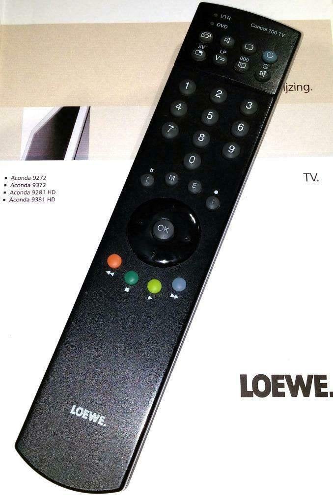 Loewe Control 100 Control 150 TV DVD 87000.050 TC 100 TC100, Ophalen of Verzenden, Zo goed als nieuw, Origineel, Tv