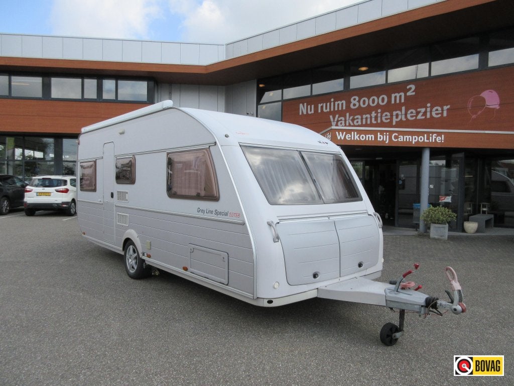 Kip Grey Line Special 53 TEB NETJES EN COMPLEET, Caravans en Kamperen, Caravans, Rondzit, Kip, Overige typen, 1250 - 1500 kg