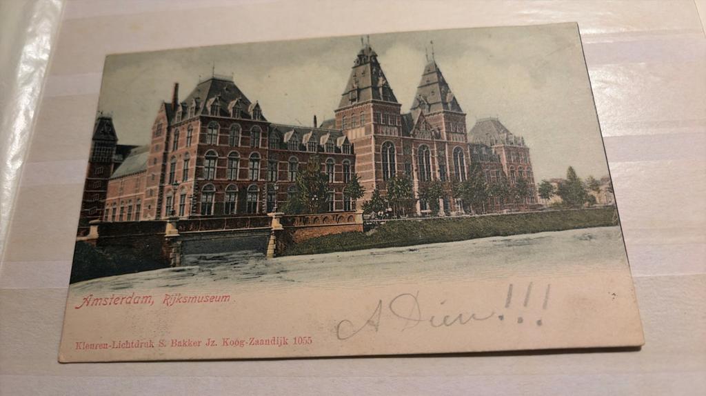 Mooie oude ansichtkaart Amsterdam Rijksmuseum 1903, Verzenden, Voor 1920, Noord-Holland