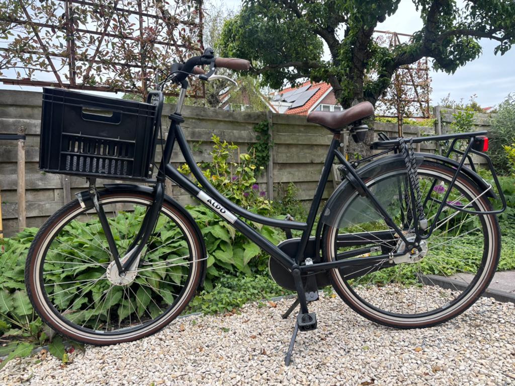 Zwarte Aldo dames “mama” fiets, Ophalen, Gebruikt, Overige merken, Versnellingen