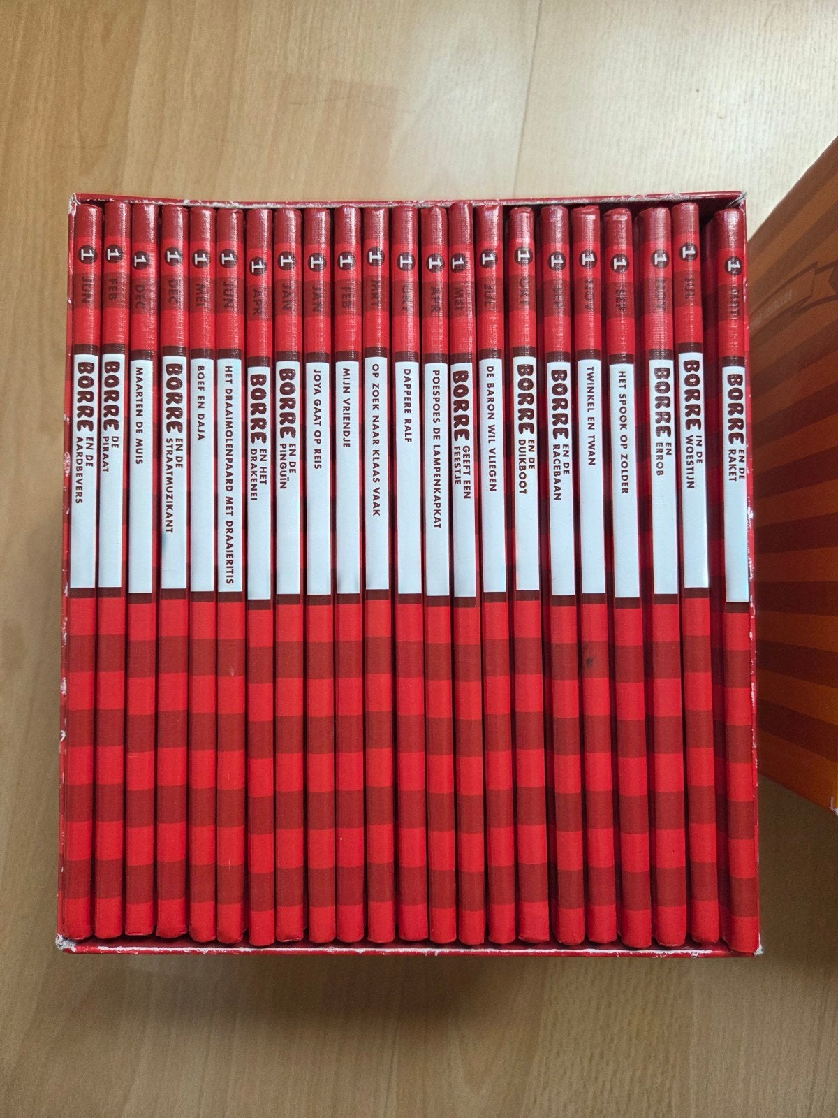 Borre Leesclub Boekenset Groep 1 - 22 Boekjes in Box, Boeken, Ophalen, Zo goed als nieuw, Jeroen Aalbers, 3 tot 4 jaar