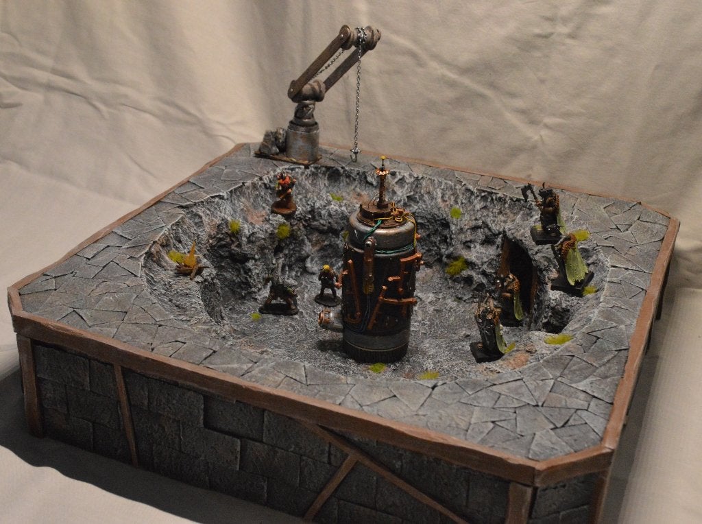 Diorama: Fantasy Grot/Mijn/Arena, Hobby en Vrije tijd, Ophalen of Verzenden, Nieuw, Groter dan 1:35, Diorama