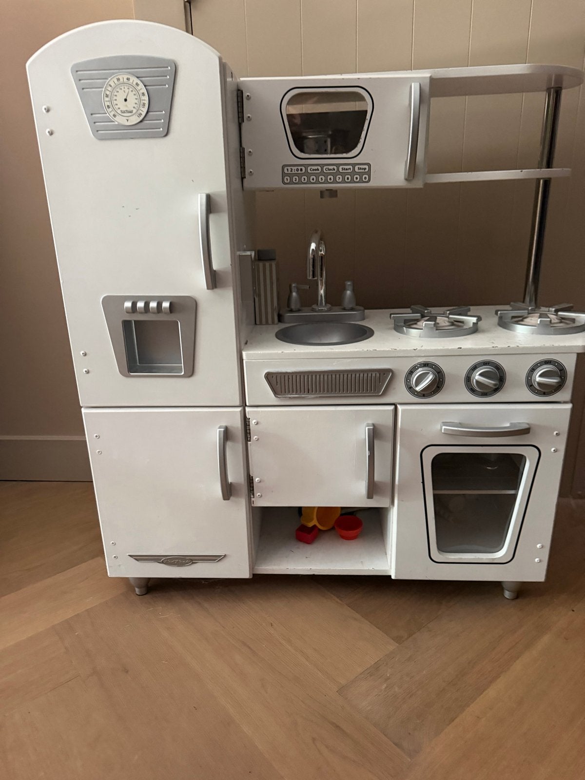 Kidkraft Kinderkeuken wit - houten speel keukentje wit, Ophalen of Verzenden, Gebruikt, Jongen of Meisje