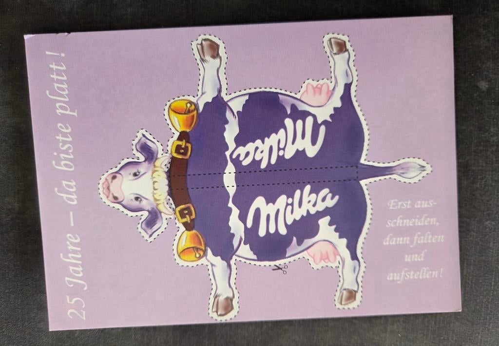 Het 25-jarig jubileum van de Milka-koe, Verzenden, 1980 tot heden, Ongelopen, Overige thema's