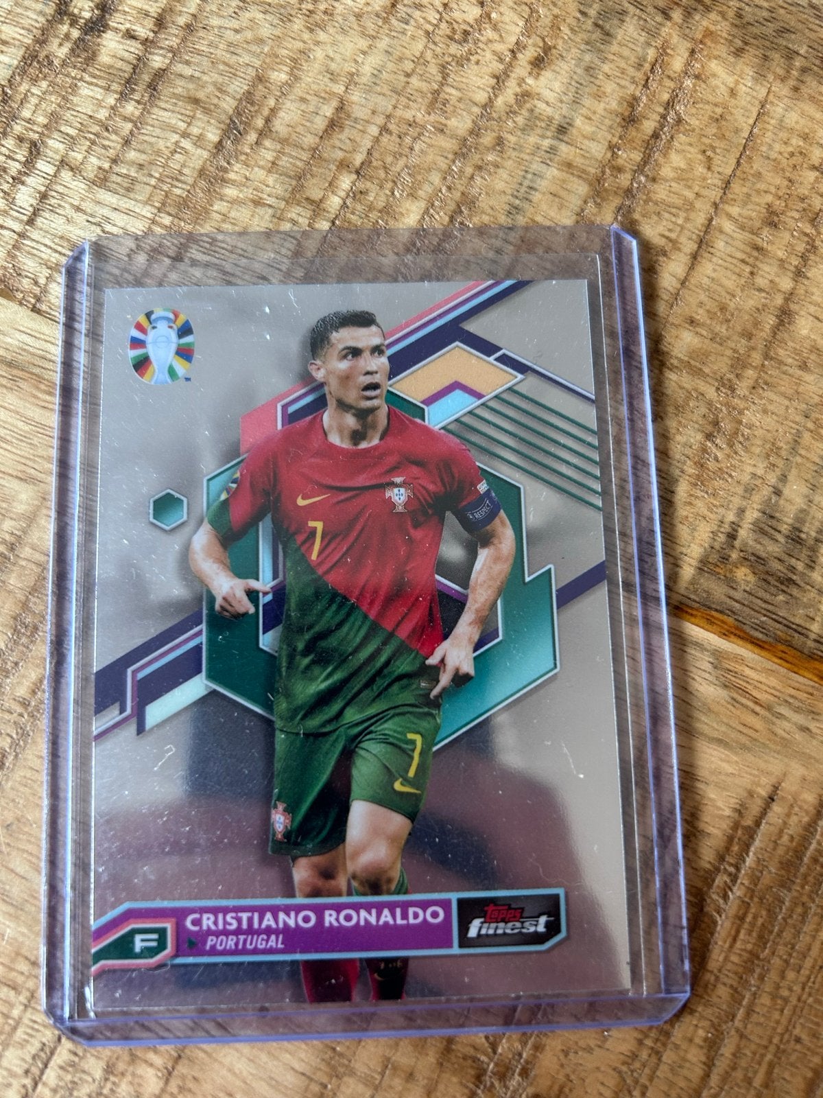 Cristiano Ronaldo Topps Finest Spelerskaart Portugal, Ophalen of Verzenden, Zo goed als nieuw, Buitenlandse clubs, Spelerskaart