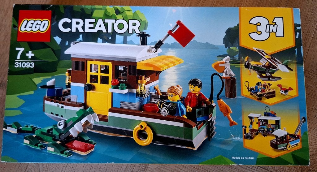 LEGO 31093 Creator: Woonboot aan de rivier, Lego, Nieuw, Ophalen of Verzenden, Creator