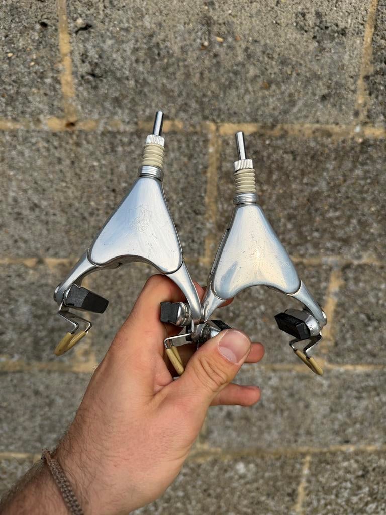 Campagnolo C-Record Delta 2de generatie remhoeven Vintage, Ophalen of Verzenden, Zo goed als nieuw, Overige typen