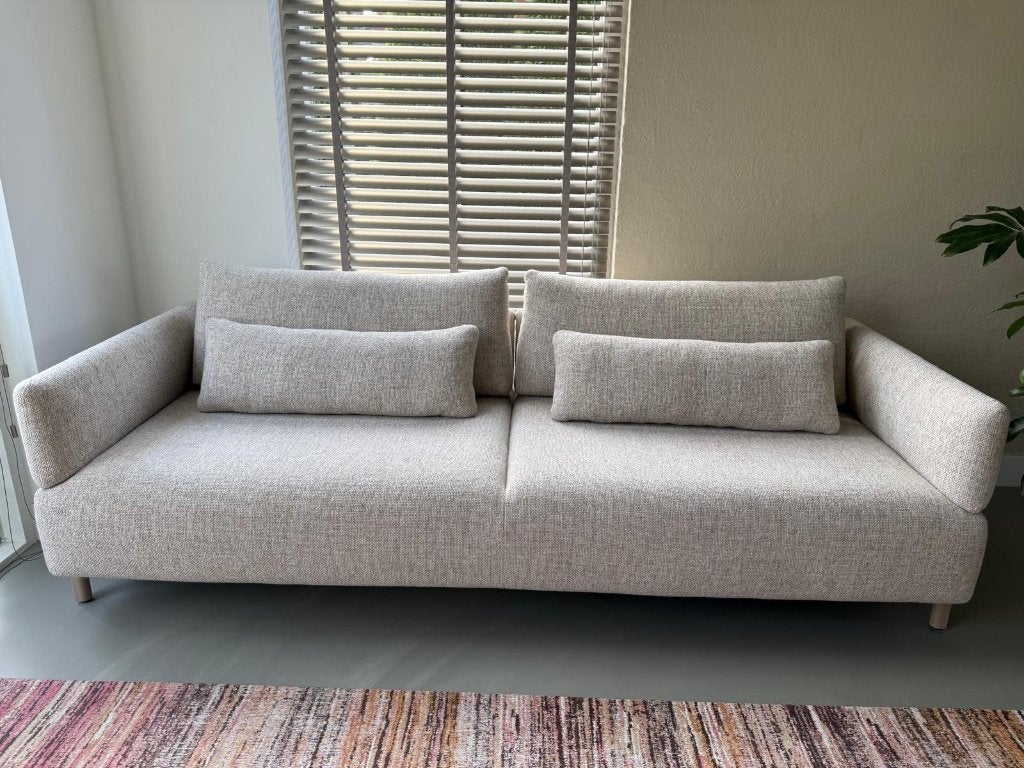 Artifort Forte bank 3-zits & Artifort Lilla stoelen 6 stuks, Ophalen, 75 tot 100 cm, Zo goed als nieuw, Stof