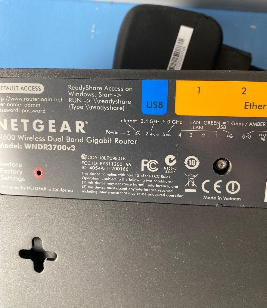 Netgear N600 Wireless Dual Band Gigabit Router, Ophalen of Verzenden, Gebruikt, Router, Netgear