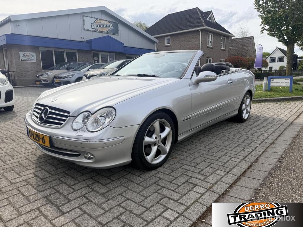 Mercedes CLK-klasse Cabrio 200 K. Elegance, Auto's, Automaat, Achterwielaandrijving, Gebruikt, 4 cilinders