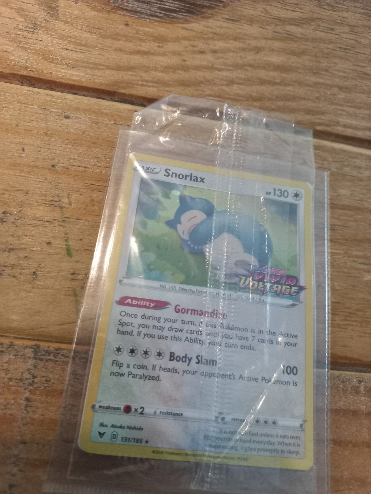 Snorlax sealded promo, Ophalen of Verzenden, Nieuw, Losse kaart, Foil