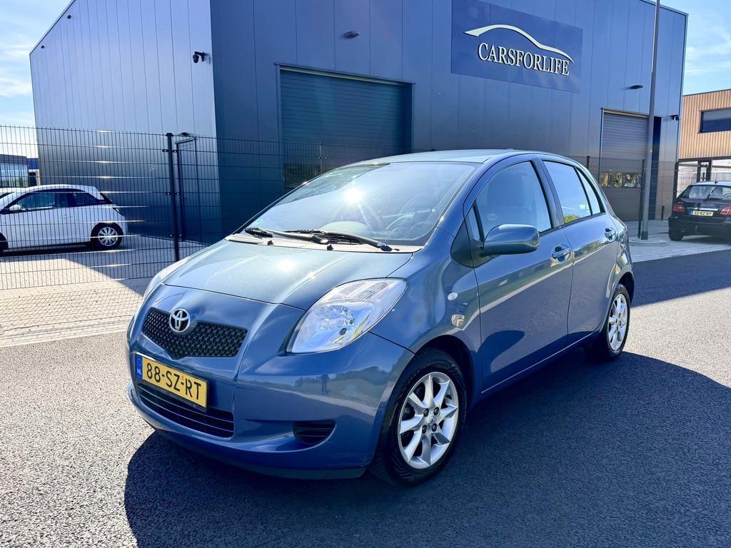 Toyota Yaris 1.3 VVTi Sol ( LPG ), Auto's, Toyota, 1037 kg, Stof, Zwart, 4 cilinders
