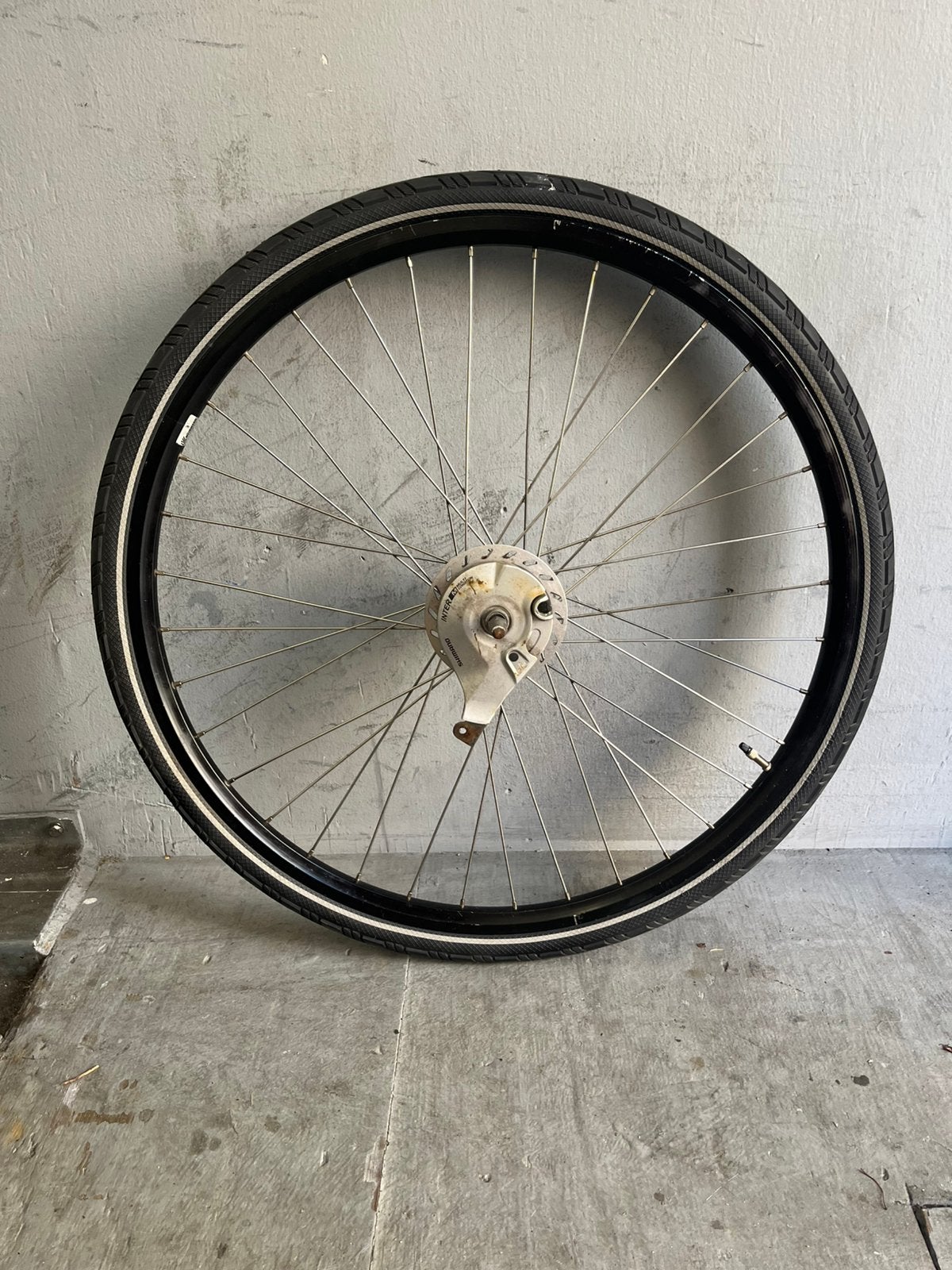 achterwiel 28 inch met nexus 3 versnellingen, Staal, Zo goed als nieuw, Stadsfiets, Ophalen
