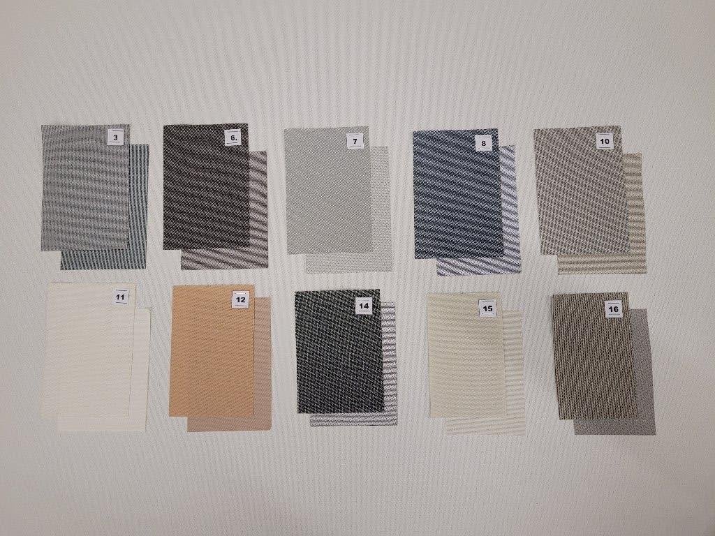 Screendoek 2.5 m breed in diverse kleuren - korting tot 20%, Ophalen of Verzenden, Nieuw, Screen
