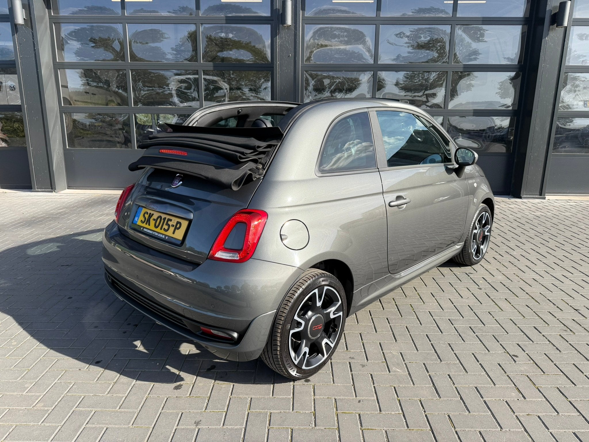 Fiat 500C 0.9 Twinair Sport | Navi (bj 2018), Auto's, Gebruikt, 31 €/maand, Parkeersensor, Bedrijf