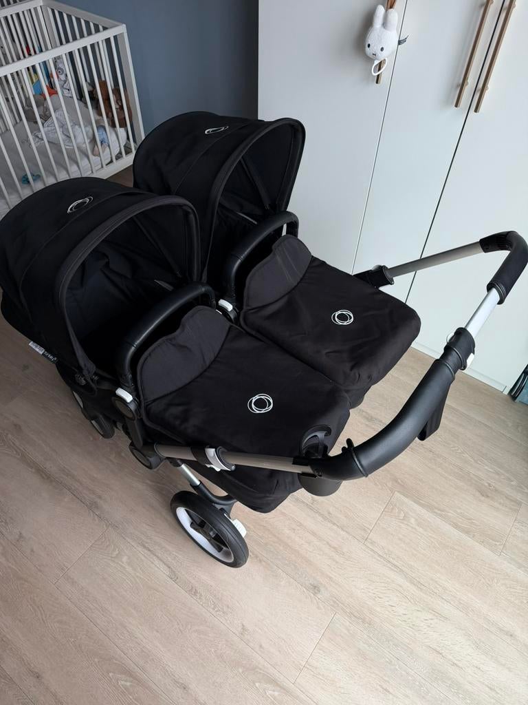 Bugaboo Donkey 3 Twin compleet met wiegen, zitjes en extra’s, Ophalen, Zo goed als nieuw, Bugaboo
