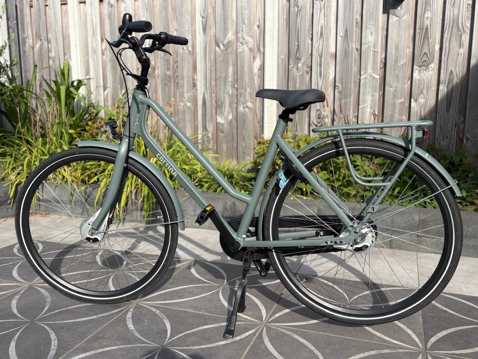 Cortina Foss Stadsfiets - Dark Slate Matt - Maat 53, Versnellingen, Schijfrem, Ophalen, Overige merken