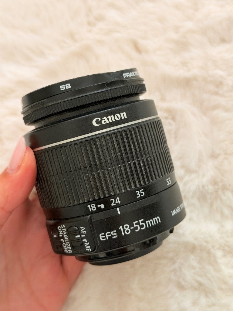 Canon EFS 18-55mm lens, Audio, Tv en Foto, Fotografie | Lenzen en Objectieven, Ophalen, Canon, Zo goed als nieuw, Standaardlens
