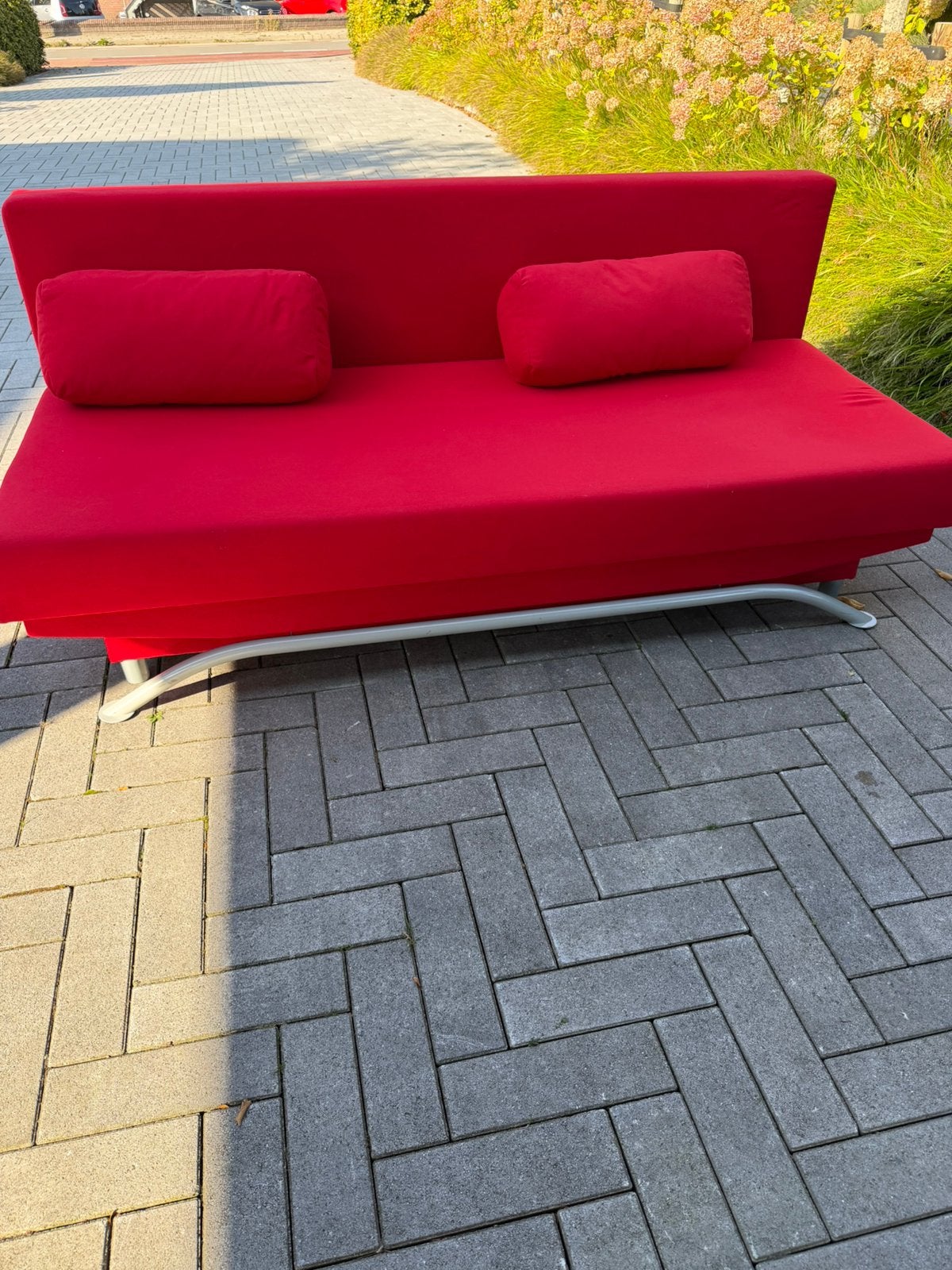Zit / slaap bank, Ophalen, Gebruikt, 90 cm, Tweepersoons