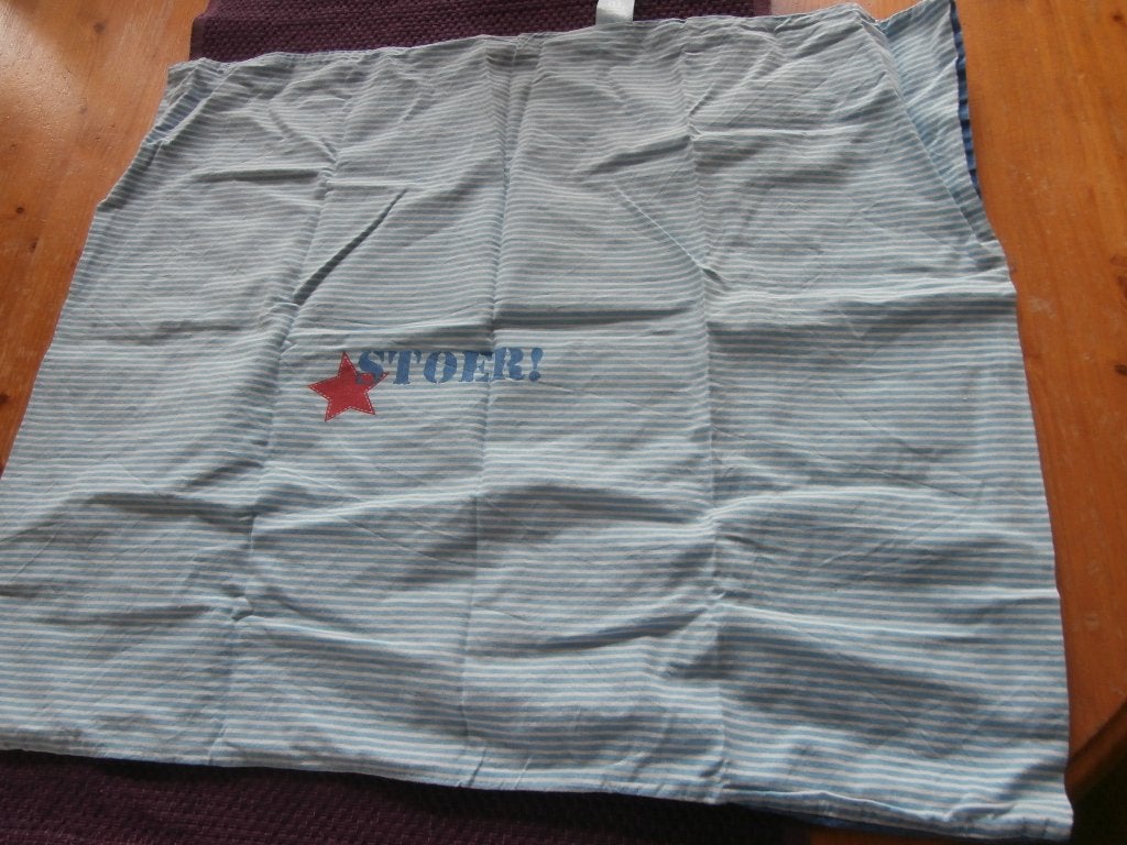 beddengoed dekbedhoes Stoer blauw kussensloop onderlaken, Gebruikt, Dekbedovertrek, Ophalen of Verzenden, Lief!