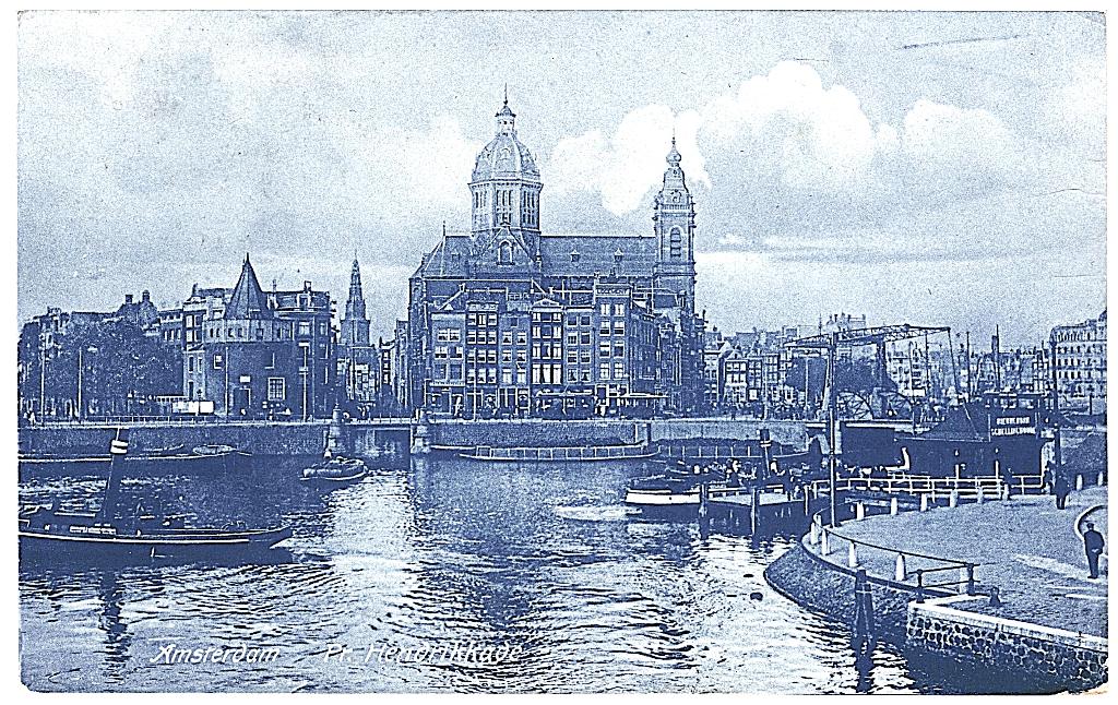 700047 Amsterdam 1907 Prins Hendrikkade Gelopen
