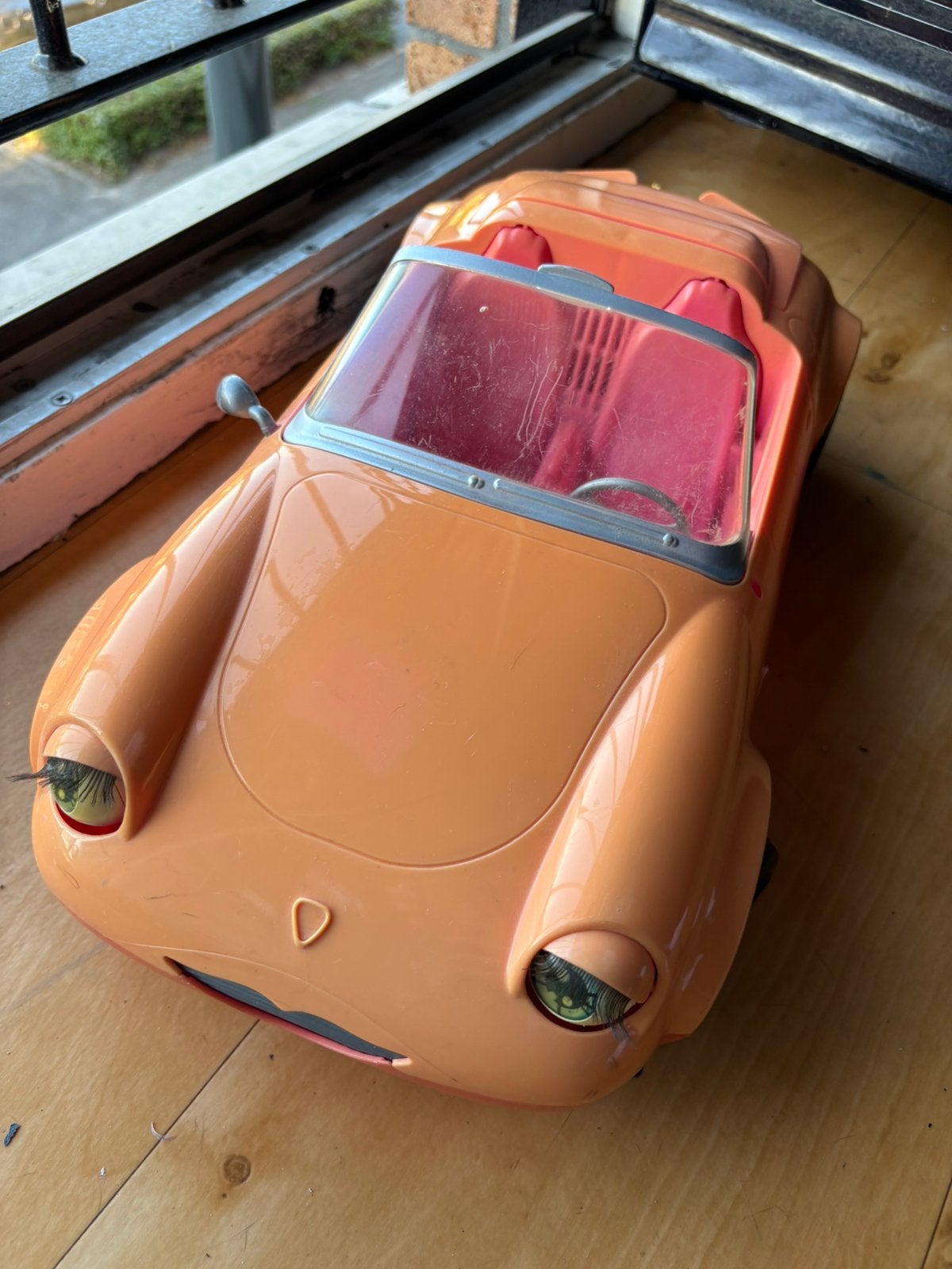Barbie auto met ogen, Ophalen of Verzenden, Gebruikt, Barbie