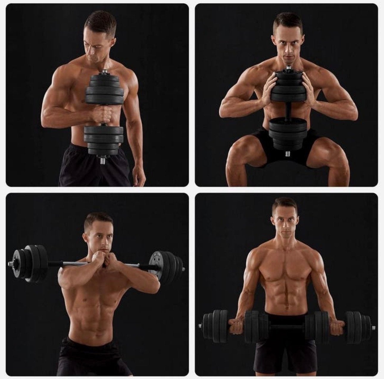Verstelbare Halterset 30kg - Ideaal voor Krachttraining, Ophalen of Verzenden, Nieuw, Armen, Halterset