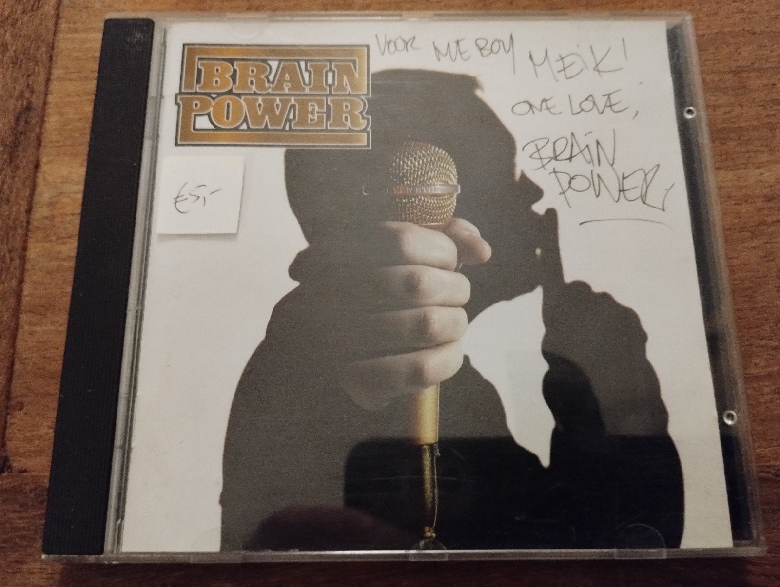Brain Power CD - Gesigneerd Album, Cd's en Dvd's, Ophalen of Verzenden, Gebruikt, Album, Gesigneerd