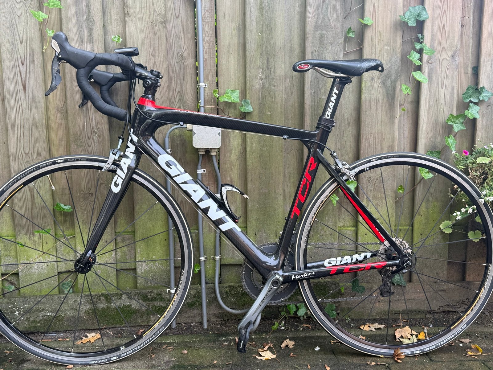 Giant TCR Advanced racefiets - Maat M/L, Fietsen en Brommers, 28 inch, Gebruikt, Carbon, Meer dan 20 versnellingen