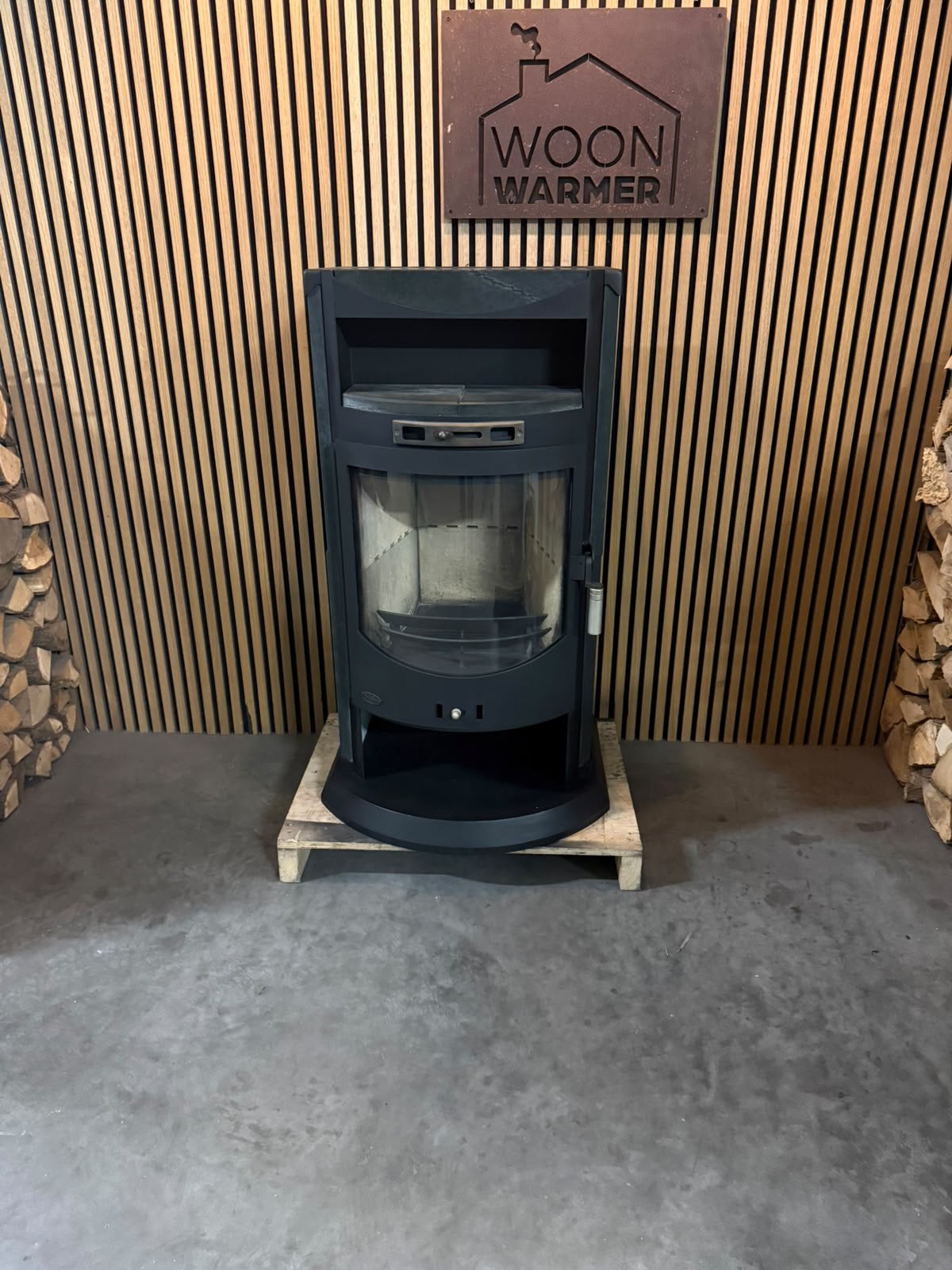 26109 Houtkachel Fireplace Dominica 9kw, Ophalen, Info@woonwarmer.nl, Gebruikt, Houtkachel