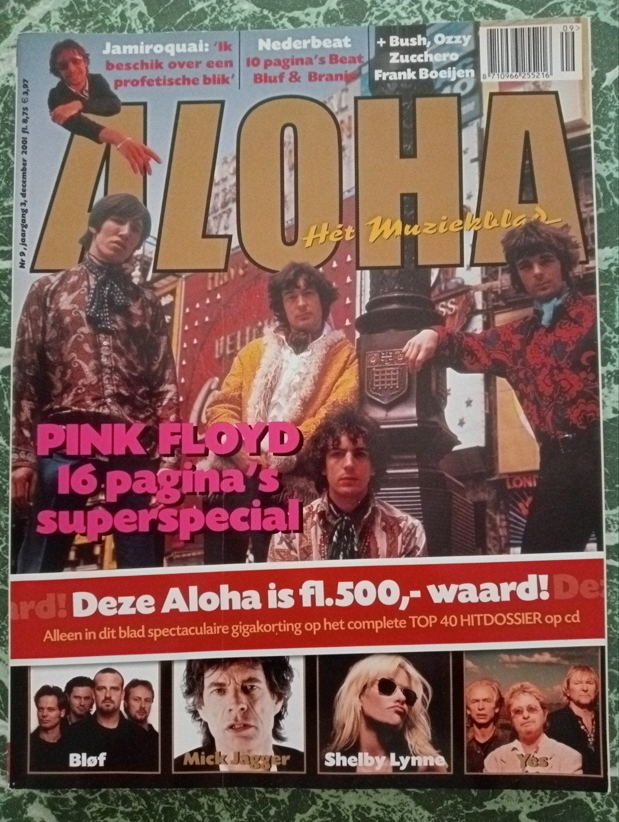 Aloha Muziekblad - Pink Floyd Superspecial (dec 2001), Boeken, Ophalen of Verzenden, Gelezen, Artiest
