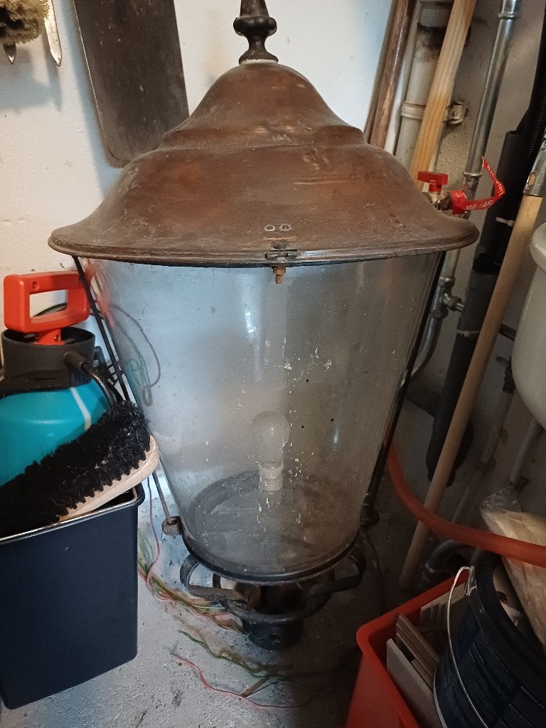 Engelse straatlantaarn, Ophalen, Gebruikt, Minder dan 50 watt, Staande lamp