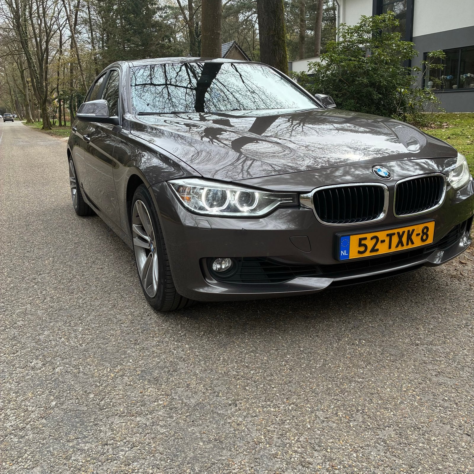 BMW 3-Serie 2.0IX 320 135KW Aut8 (f30), Achterwielaandrijving, 4 cilinders, Bruin, Origineel Nederlands