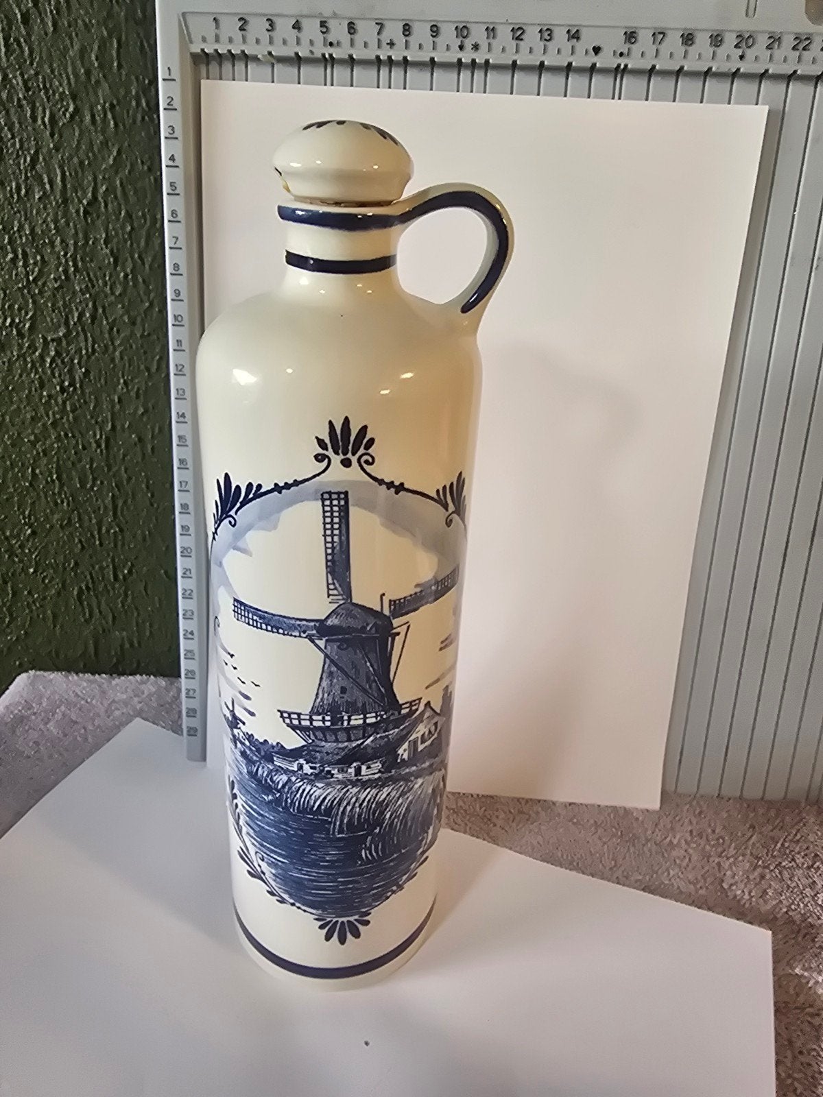 Vintage Delfts Blauwe Jeneverkruik (Bols 1974) - Puntgaaf, Antiek en Kunst, Ophalen