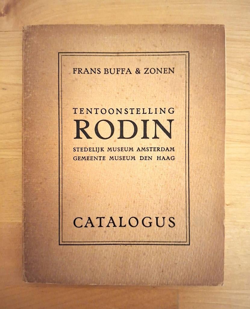 Catalogus Rodin 1930 Tentoonstelling Amsterdam, Gelezen, Frans Buffa en Zonen, Ophalen of Verzenden, Catalogus