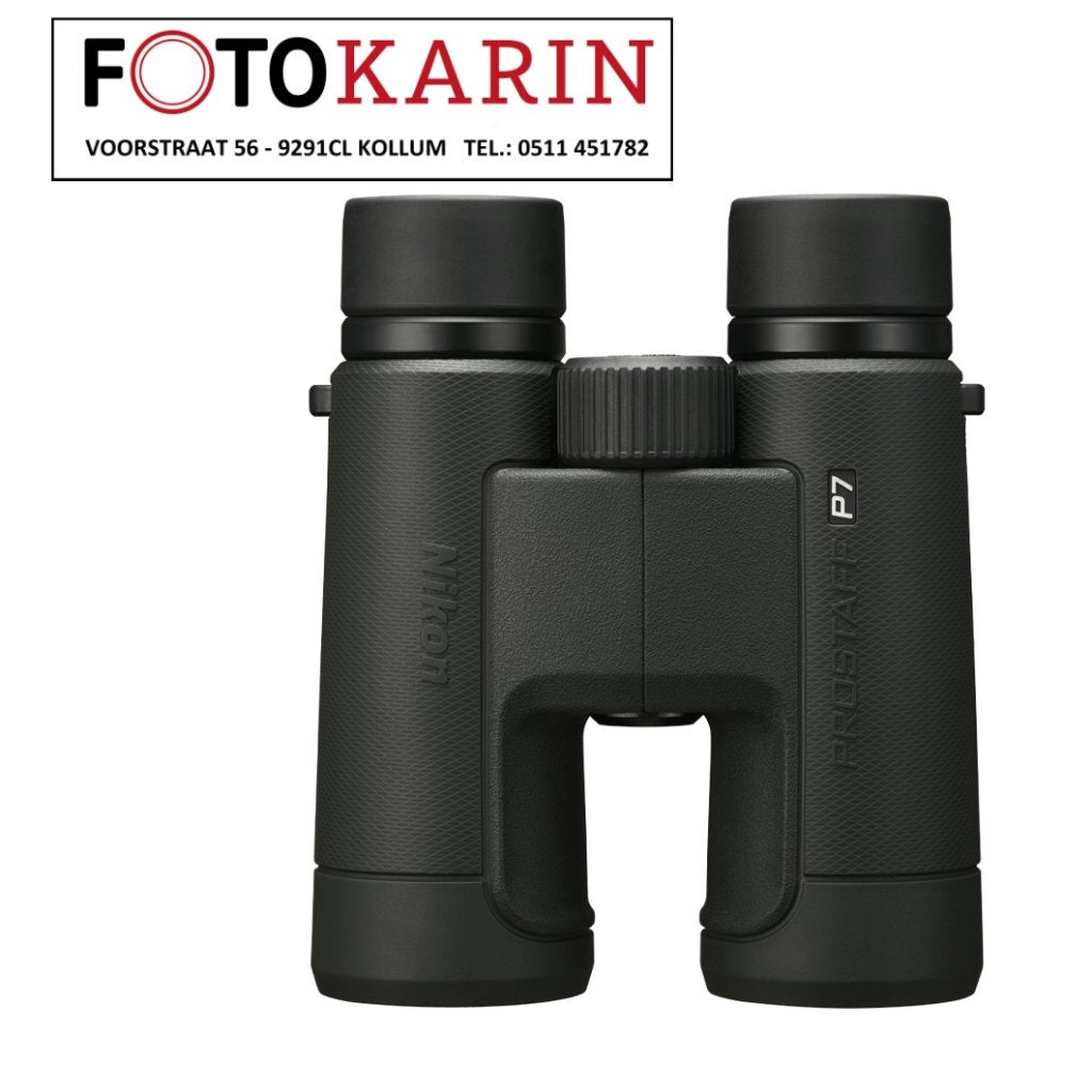 Nikon Prostaff P7 10x42 | verrekijker | Foto Karin Kollum, Dakkant (recht), Nieuw, Ophalen of Verzenden, Met hoes of tas